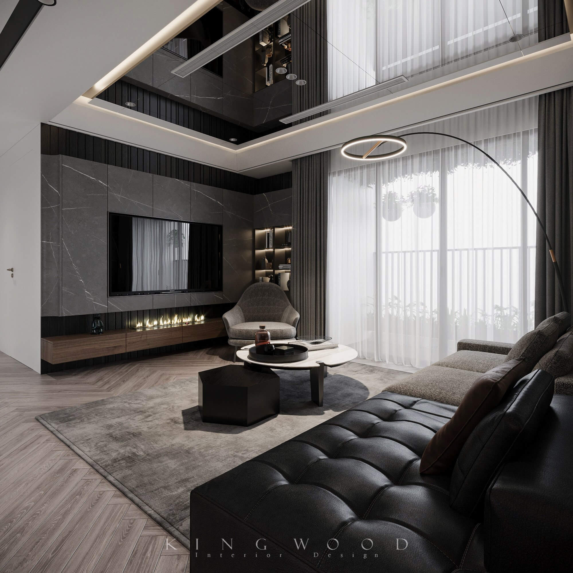 Thiết kế nội thất chung cư chị Dung Le Grand Jadin